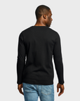 Easy Mondays L/S Crew Slub Black-Men's T-Shirts-Brooklyn-Vancouver-Yaletown-Canada