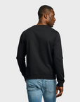Easy Mondays Organic Cotton Sweatshirt Black-Men's Sweatshirts-Brooklyn-Vancouver-Yaletown-Canada