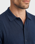 34 Heritage Button Down Sweater Dress Blues-Men's Sweaters-Brooklyn-Vancouver-Yaletown-Canada