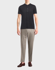 Crossley Ghetik Henley Shortsleeve - 900 Black-Men's T-Shirts-Brooklyn-Vancouver-Yaletown-Canada