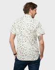 18Waits Short Sleeve Dylan Shirt Teal Terrazo-Men's Shirts-Brooklyn-Vancouver-Yaletown-Canada