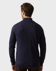34 Heritage Quarter Zip Sweater Navy-Men's Sweaters-Brooklyn-Vancouver-Yaletown-Canada