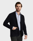 34 Heritage Double Face Blazer Navy-Men's Blazers-Brooklyn-Vancouver-Yaletown-Canada