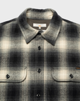 Nudie Glenn Padded Shadow Check Shirt Black-Men's T-Shirts-Brooklyn-Vancouver-Yaletown-Canada
