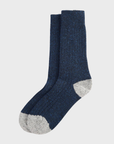 Barbour Houghton Socks - Navy/Grey-Men's Accessories-Brooklyn-Vancouver-Yaletown-Canada