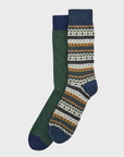 Barbour Fairisle Sock 2 Pack - Classic Mix-Men's Accessories-Brooklyn-Vancouver-Yaletown-Canada