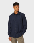 Peregrine Cashmere Manor Shirt - Navy-Men's T-Shirts-Brooklyn-Vancouver-Yaletown-Canada