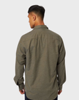 Peregrine Cashmere Manor Shirt - Pebble-Men's T-Shirts-Brooklyn-Vancouver-Yaletown-Canada