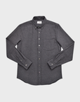 Outclass Flannel Classic Shirt - Grey Twill-Men's Shirts-Brooklyn-Vancouver-Yaletown-Canada