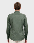 Ploumanch Harrison Poplin Shirt - Classic Fit - Nori-Men's Shirts-Brooklyn-Vancouver-Yaletown-Canada
