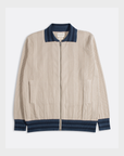 Far Afield Aleksey Cardigan - Horace Stripe - Sand-Men's Sweaters-Brooklyn-Vancouver-Yaletown-Canada