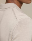 Merz Cotton Short Sleeve Polo Shirt - Sand-Men's T-Shirts-Brooklyn-Vancouver-Yaletown-Canada