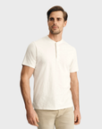 34 Heritage Slub Ss Henley Antique White-Men's T-Shirts-Brooklyn-Vancouver-Yaletown-Canada