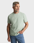 34 Heritage Slub Crew Neck Tshirt Iceberg Green-Men's T-Shirts-Brooklyn-Vancouver-Yaletown-Canada