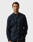 34 Heritage Shirt Luxe Twill - Dress Blues-Men's Shirts-Brooklyn-Vancouver-Yaletown-Canada