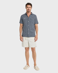 Pullin Dening Short Beach - Bone-Men's Shorts-Brooklyn-Vancouver-Yaletown-Canada