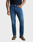 34 Heritage Courage Mid Brushed Aerodenim-Men's Pants-Brooklyn-Vancouver-Yaletown-Canada