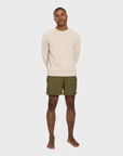 Bather Solid Olive Swim Trunk - Olive-Men's Shorts-Brooklyn-Vancouver-Yaletown-Canada