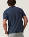 34 Heritage Slub Short Sleeve Henley Tee - Blue Night-Men's T-Shirts-Brooklyn-Vancouver-Yaletown-Canada