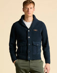 Aeronautica Militare Cardigan - Navy-Men's Sweaters-Brooklyn-Vancouver-Yaletown-Canada