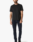 34 Heritage Slub Crew Neck Tshirt Black-Men's T-Shirts-Brooklyn-Vancouver-Yaletown-Canada