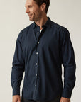 34 Heritage Shirt Luxe Twill - Dress Blues-Men's Shirts-Brooklyn-Vancouver-Yaletown-Canada