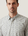 34 Heritage Grove Short Sleeve Shirt Olive-Men's Shirts-Brooklyn-Vancouver-Yaletown-Canada