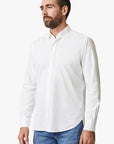 34 Heritage Luxe Twill Shirt Bright White-Men's Shirts-Brooklyn-Vancouver-Yaletown-Canada