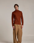 Fiesoli Turtle Neck 100% Extra Fine Merinos - Antrax-Men's Sweaters-Brooklyn-Vancouver-Yaletown-Canada
