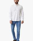 34 Heritage Luxe Twill Shirt Bright White-Men's Shirts-Brooklyn-Vancouver-Yaletown-Canada