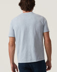 34 Heritage T-Shirt Slub Crew Neck - Blue Fog-Men's T-Shirts-Brooklyn-Vancouver-Yaletown-Canada