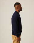 Peregrine Ford Crew Jumper - Navy-Men's Sweaters-Brooklyn-Vancouver-Yaletown-Canada