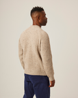 Peregrine Ford Crew Jumper - Oatmeal-Men's Sweaters-Brooklyn-Vancouver-Yaletown-Canada