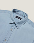 34 Heritage Denim Shirt Bleach-Men's Shirts-Brooklyn-Vancouver-Yaletown-Canada