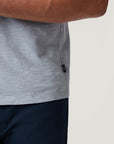 34 Heritage Slub Crew Neck Tshirt Blue Fog-Men's T-Shirts-Brooklyn-Vancouver-Yaletown-Canada