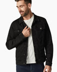 34 Heritage - Travis Black Brushed Denim-Men's Jackets-Yaletown-Vancouver-Surrey-Canada