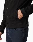 34 Heritage - Travis Black Brushed Denim-Men's Jackets-Yaletown-Vancouver-Surrey-Canada