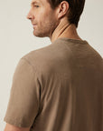 34 Heritage Slub Crew Neck T-Shirt Shitake-Men's T-Shirts-Brooklyn-Vancouver-Yaletown-Canada