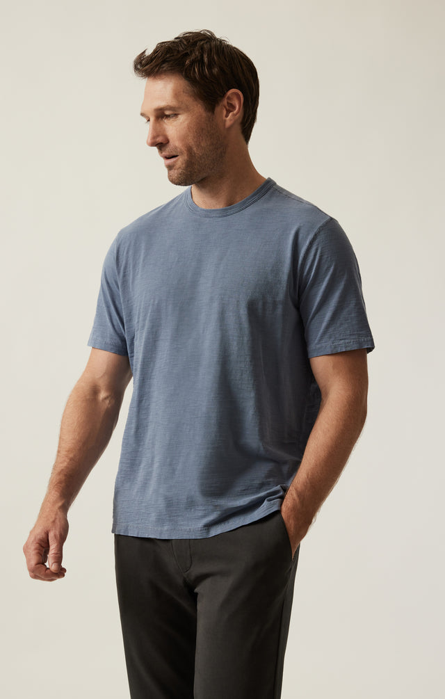 34 Heritage Slub Crew Neck Tshirt Vintage Blue-Men&#39;s T-Shirts-Brooklyn-Vancouver-Yaletown-Canada