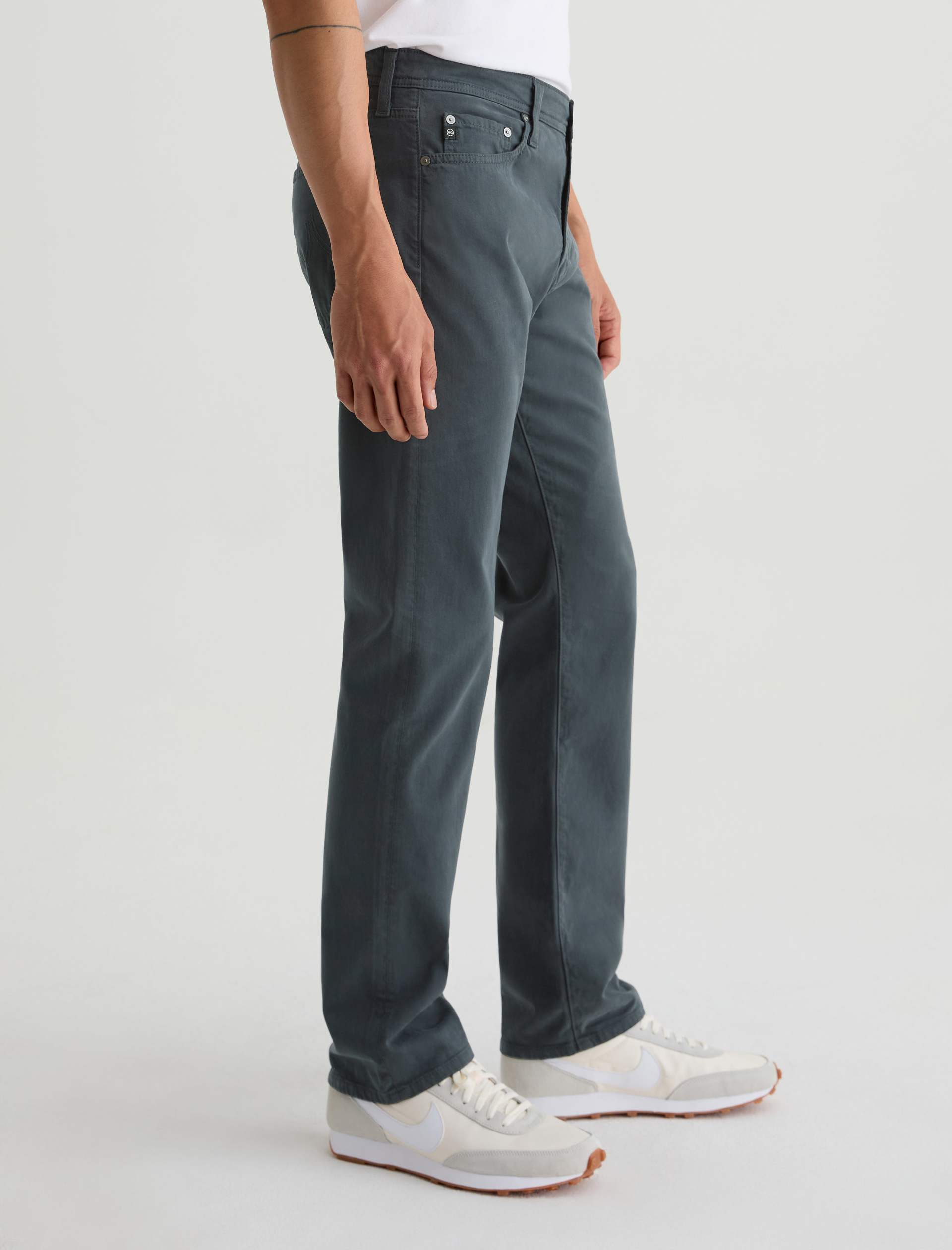 AG Graduate Pants - Grey Steel-Men&#39;s Pants-Brooklyn-Vancouver-Yaletown-Canada