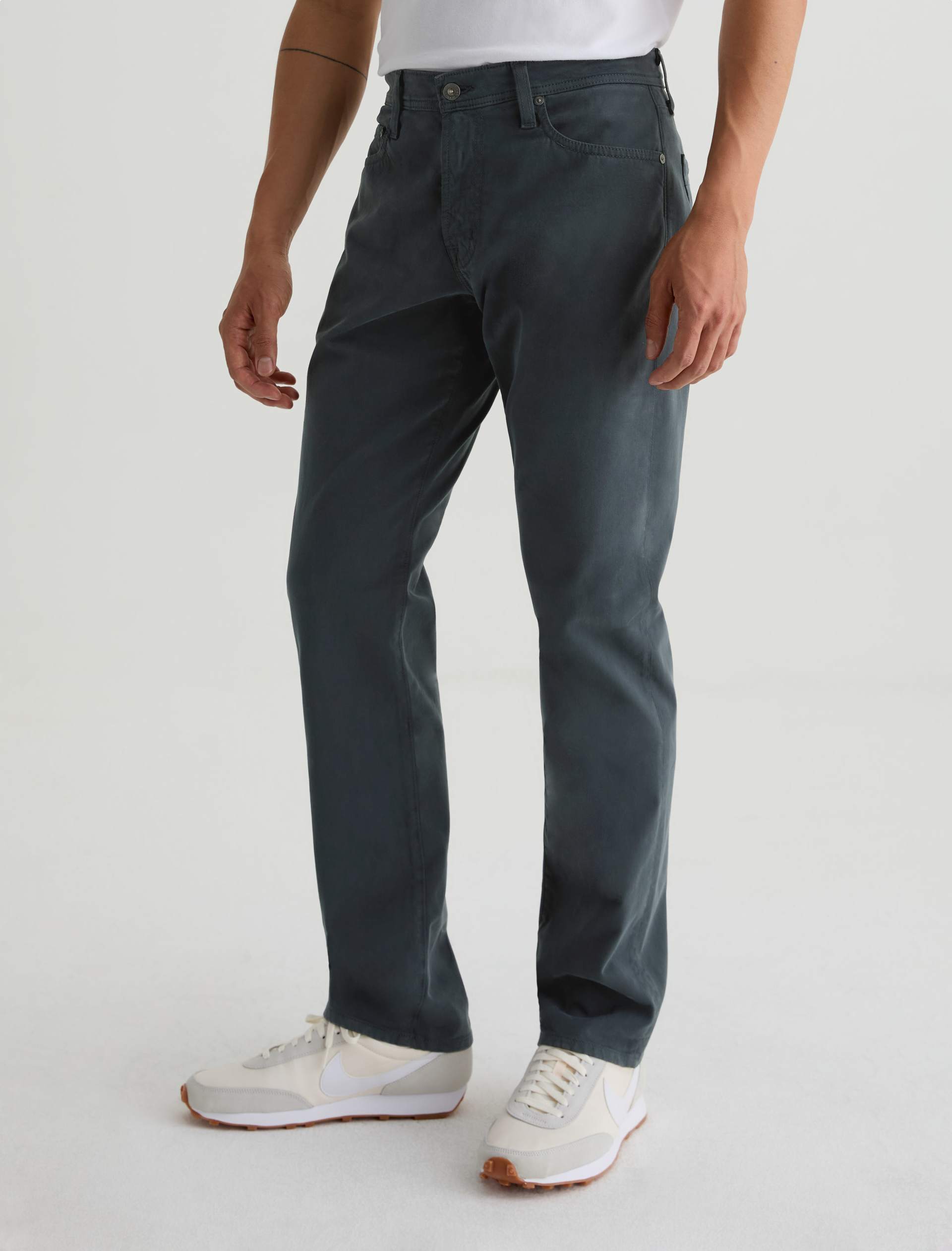 AG Graduate Pants - Grey Steel-Men&#39;s Pants-Brooklyn-Vancouver-Yaletown-Canada