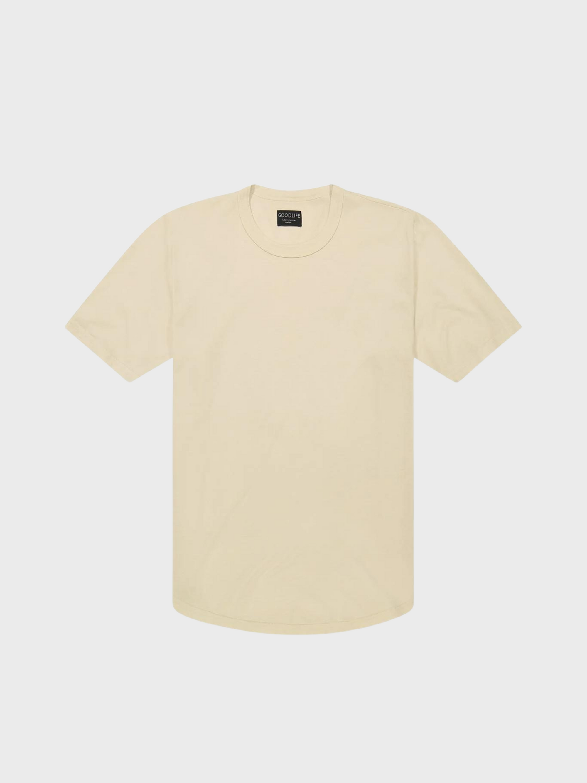 Goodlife Supima Scallop Crew Tee Seed-Men&#39;s T-Shirts-Yaletown-Vancouver-Surrey-Canada