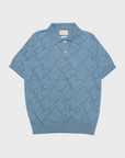 Far Afield Belser SS Polo Tee Allure Blue SS24-Men's T-Shirts-S-Yaletown-Vancouver-Surrey-Canada