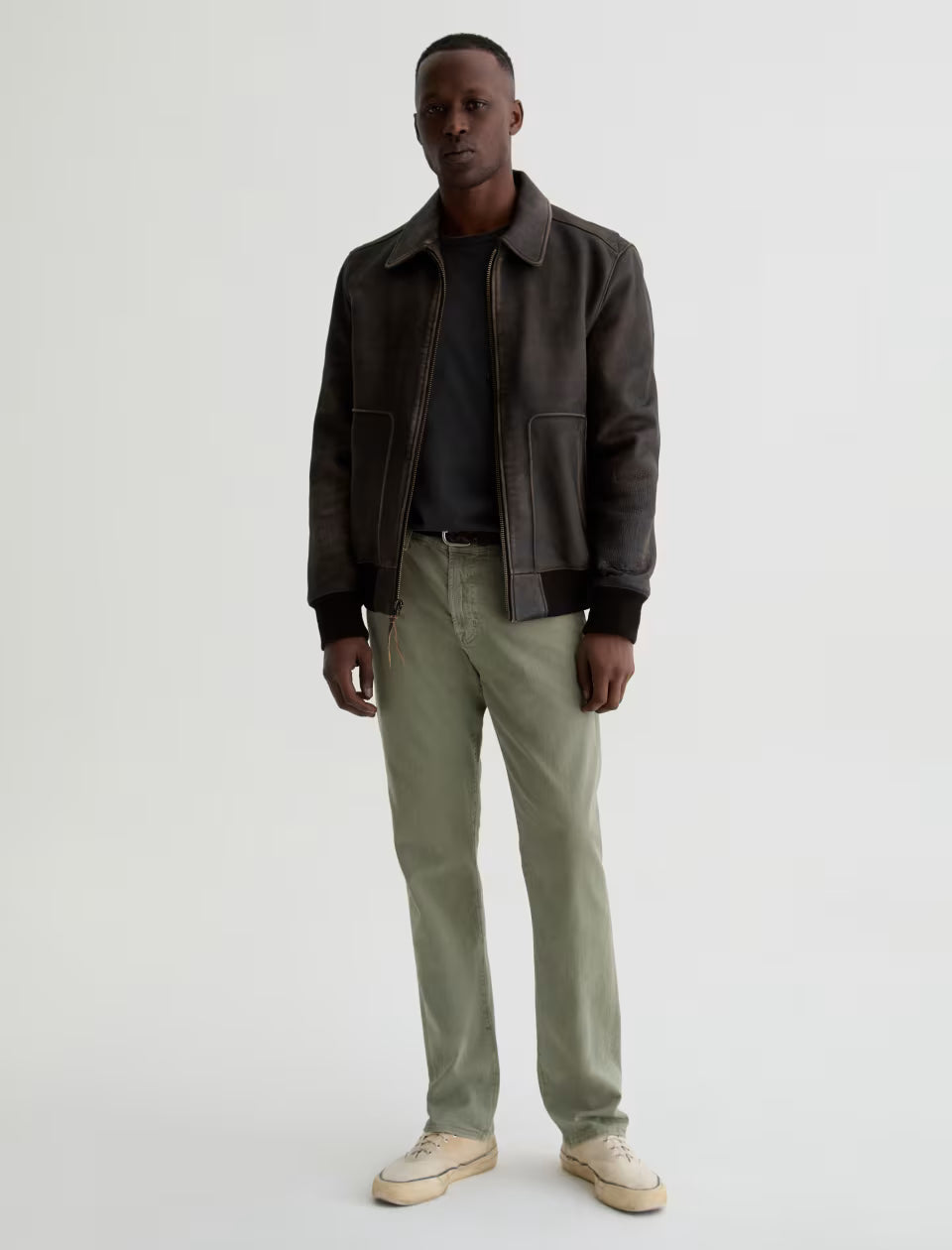 AG Everett Pant - Sulfur Spruce Green-Men's Pants-Brooklyn-Vancouver-Yaletown-Canada
