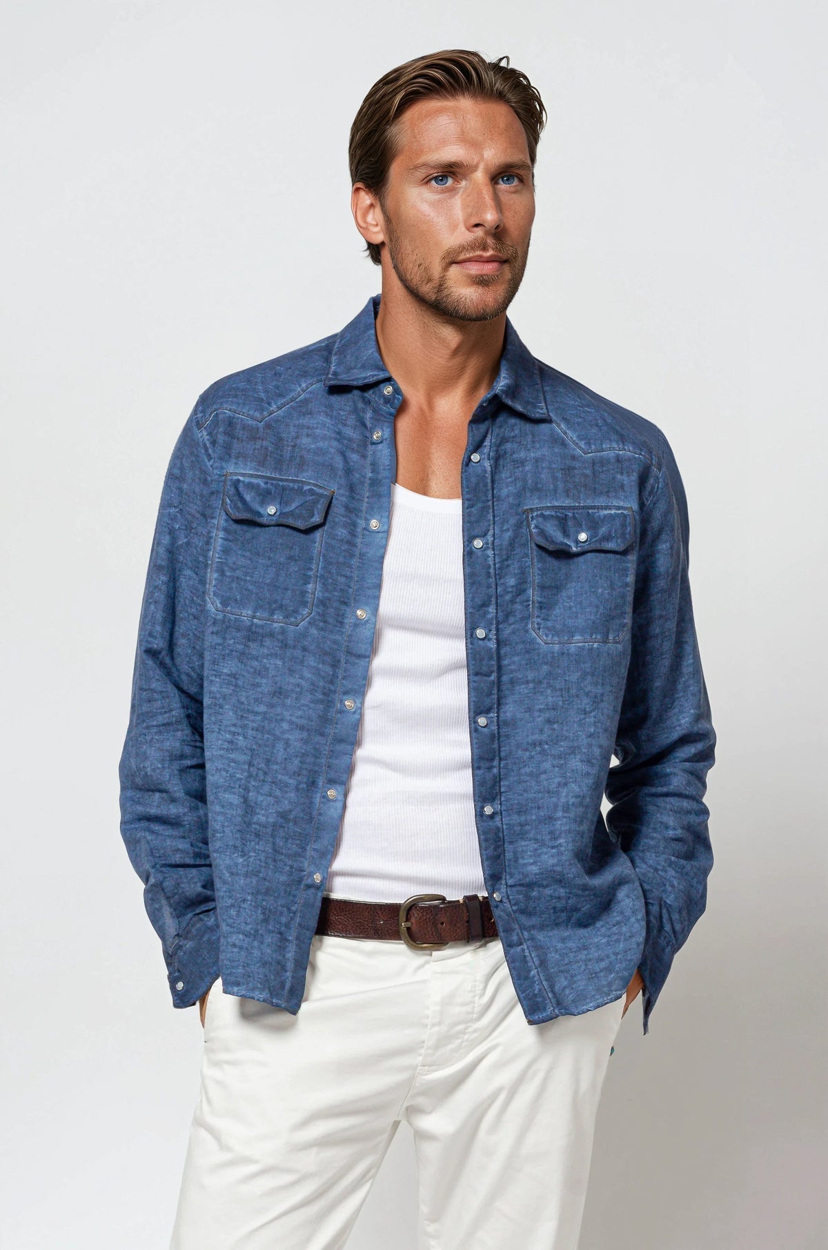 Ploumanach Austin Shirt - Nautico-Men's Shirts-Brooklyn-Vancouver-Yaletown-Canada