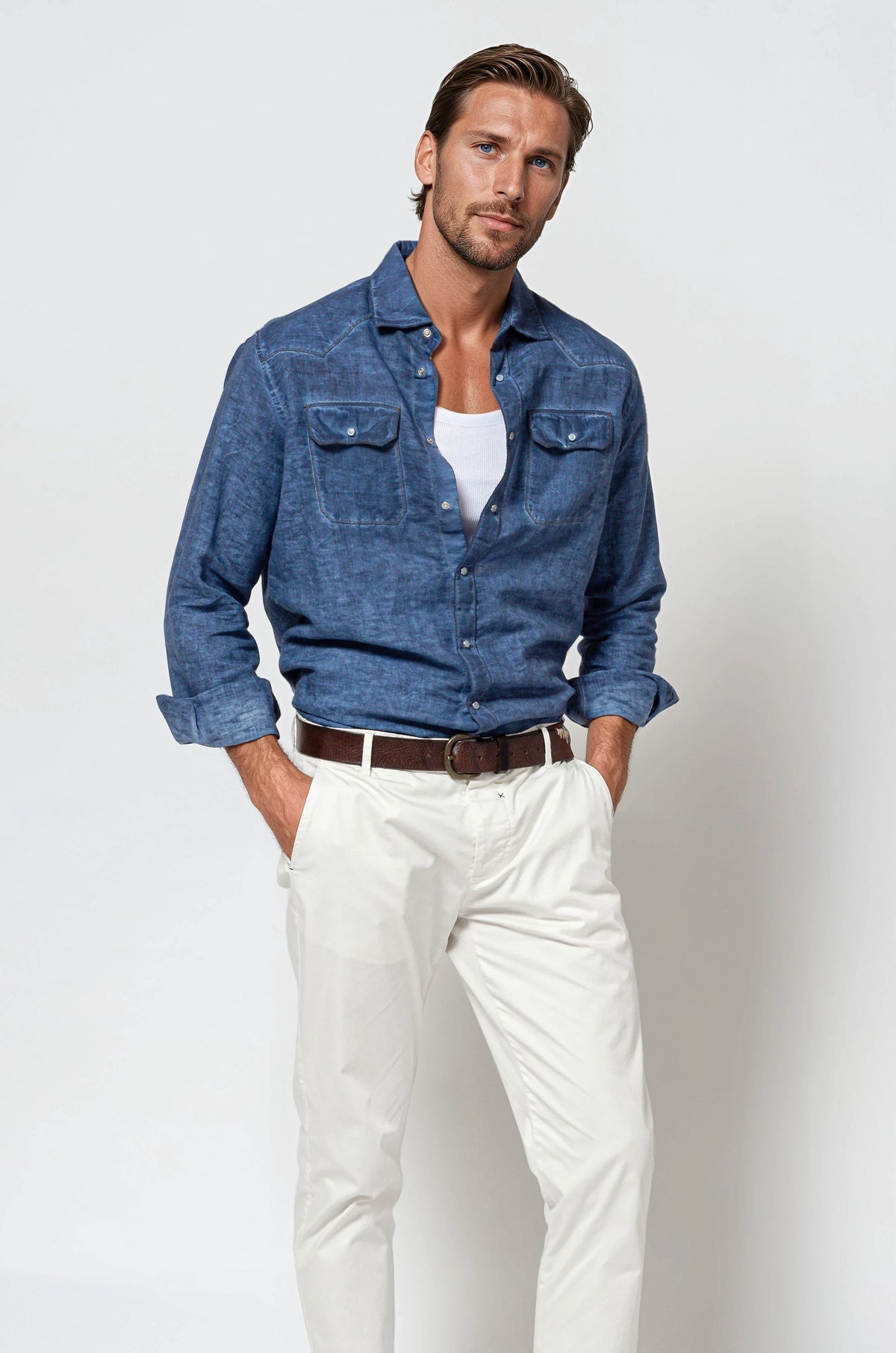 Ploumanach Austin Shirt - Nautico-Men's Shirts-Brooklyn-Vancouver-Yaletown-Canada