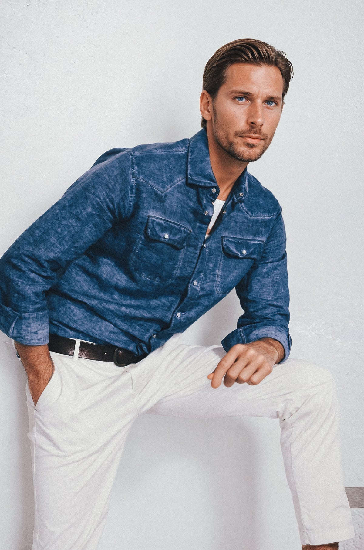 Ploumanach Austin Shirt - Nautico-Men's Shirts-Brooklyn-Vancouver-Yaletown-Canada