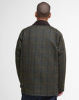 Barbour Bedale Check Wool Jacket - Brown-Men's Jackets-Brooklyn-Vancouver-Yaletown-Canada