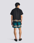 Bather Evergreen Lawn Swim Trunk - Green-Men's Shorts-Brooklyn-Vancouver-Yaletown-Canada