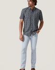 34 Heritage Field Short Sleeve Shirt Dark Navy-Men's Shirts-Brooklyn-Vancouver-Yaletown-Canada